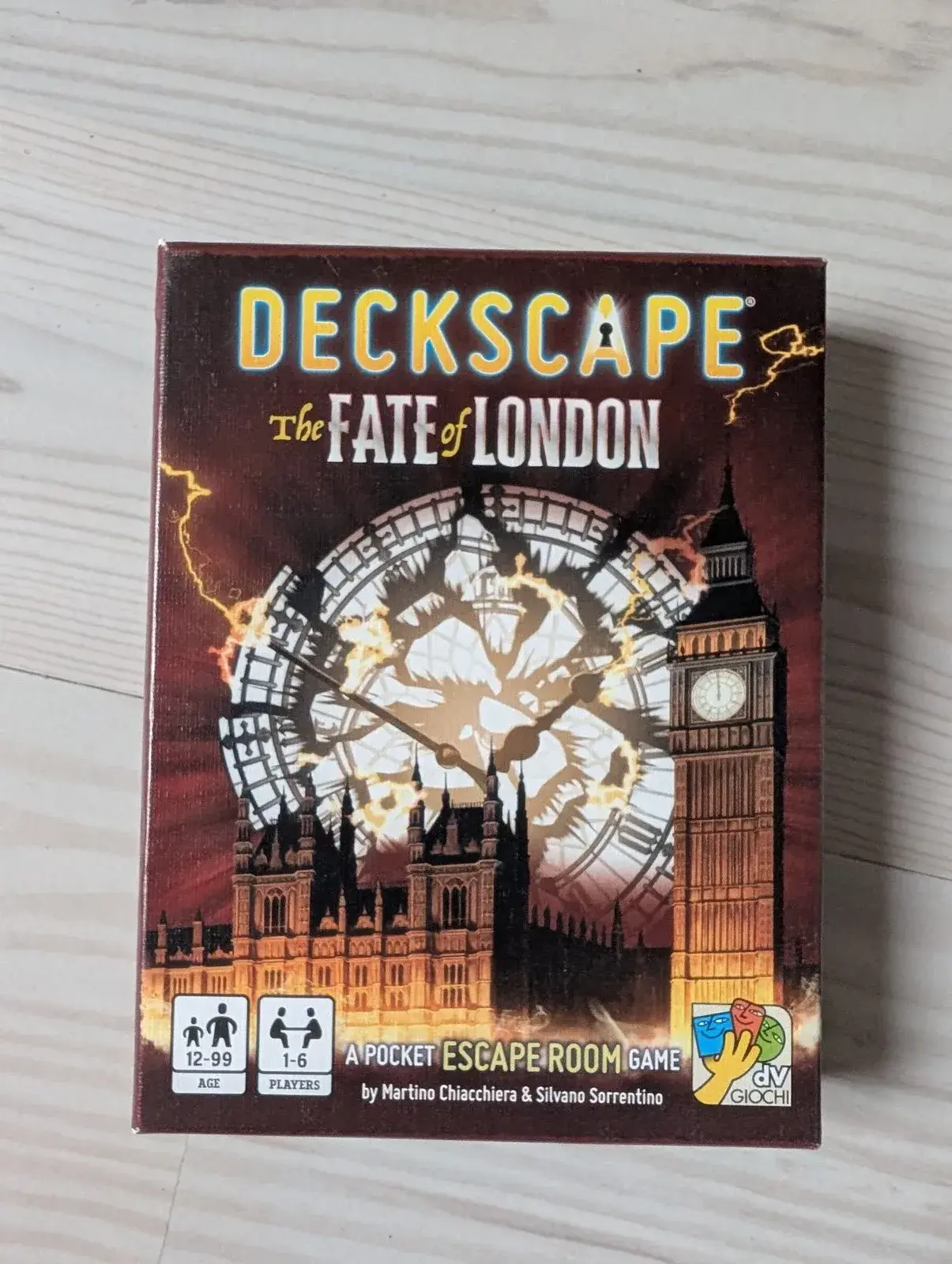 Deckscape: The Fate of London – escape room-kortspil (dV Giochi, engelsk)
