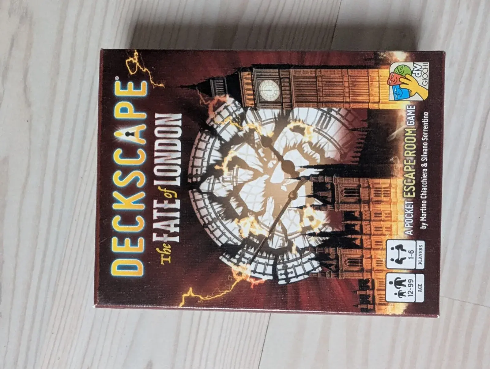 Deckscape: The Fate of London – escape room-kortspil (dV Giochi, engelsk)