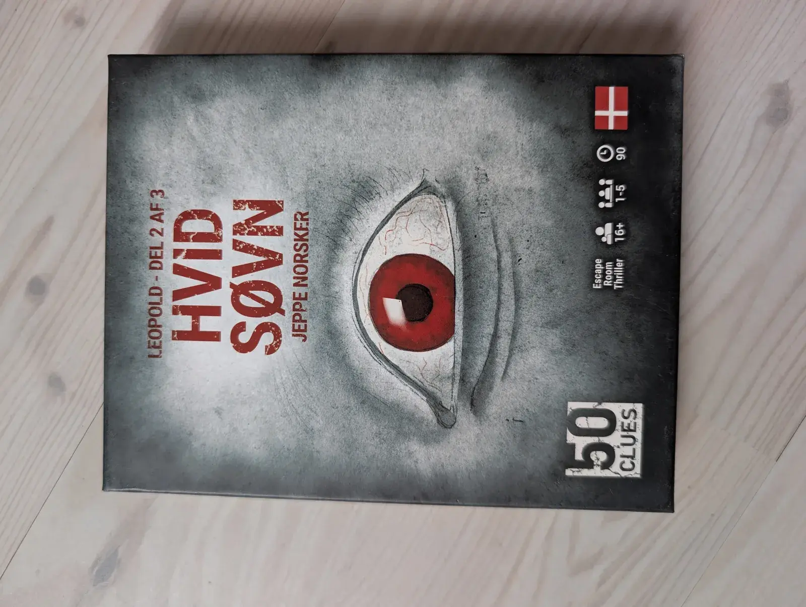50 Clues: Hvid Søvn + Leopolds Skæbne – escape room-spil (Norsker Games, dansk)