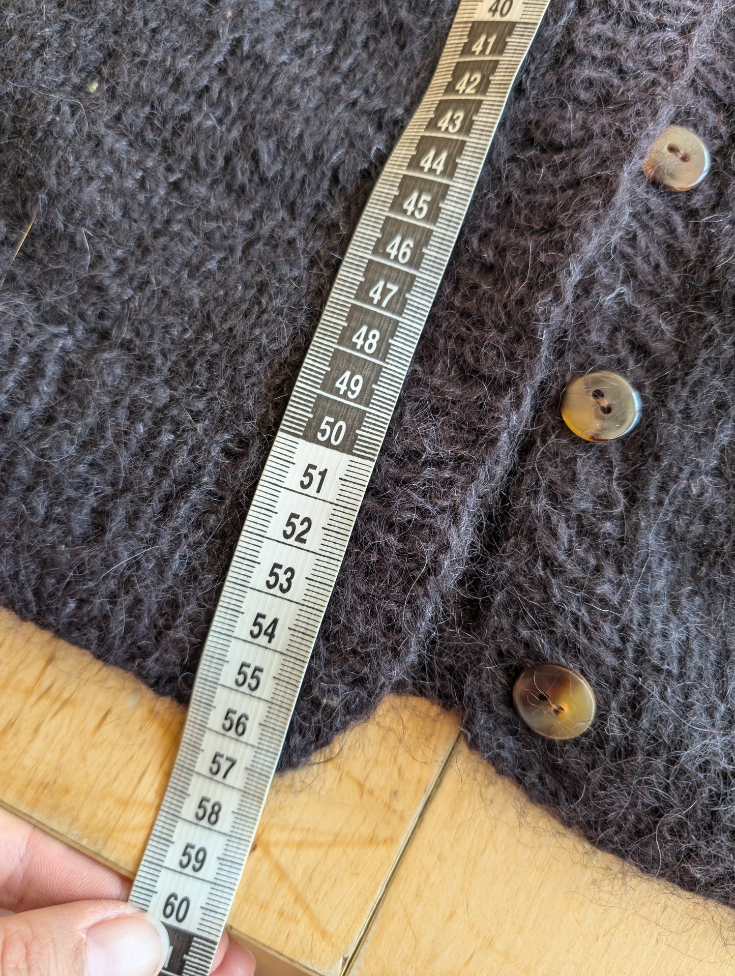 Novice Cardigan Mohair fra Petite Knit